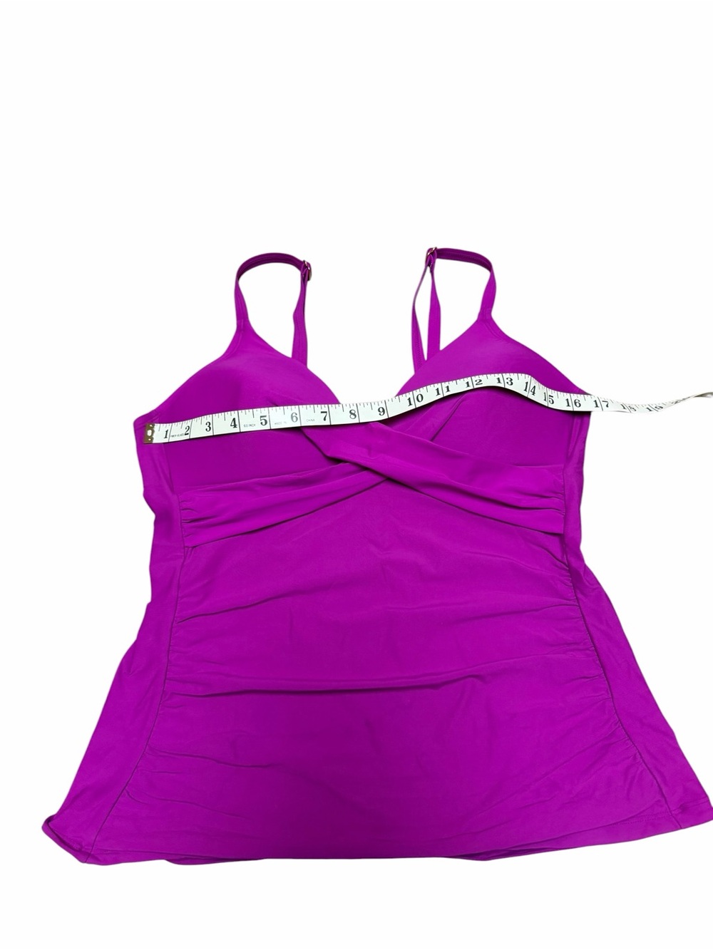 Apt. 9 Magenta Swim Tankini Top - Picture 3 of 9